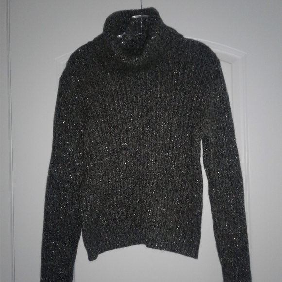 Silver Sparkly Lambswool Sweater - Picture 3 of 6